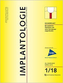 Research Article in IMPLANTOLOGIE